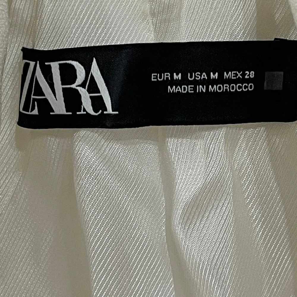 🤍 ZARA White Double-Breasted Blazer – Size M 🤍 - Picture 8 of 8